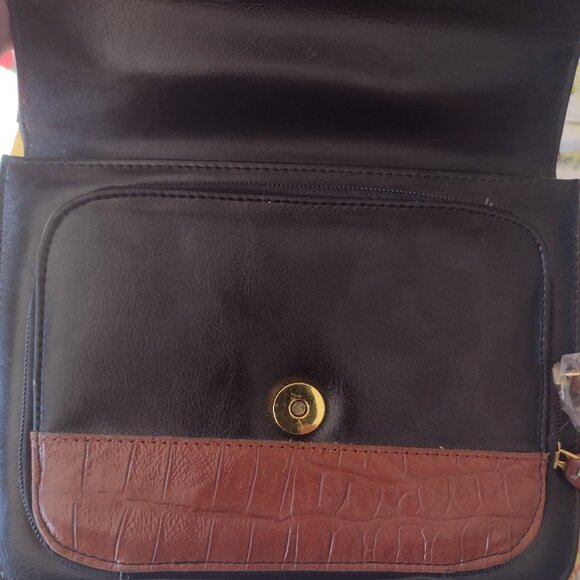 Donna Karan ; Belle Rose mini handbag, mini briefcase with cell phone holder - Picture 2 of 8